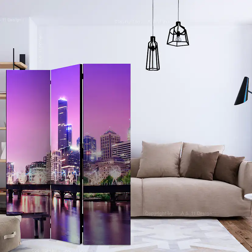 Rumsavdelare Arkiio Purple Melbourne 135x172 cm