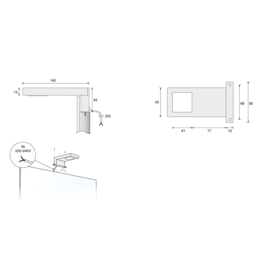 Spegelbelysning Vedum Skyarp