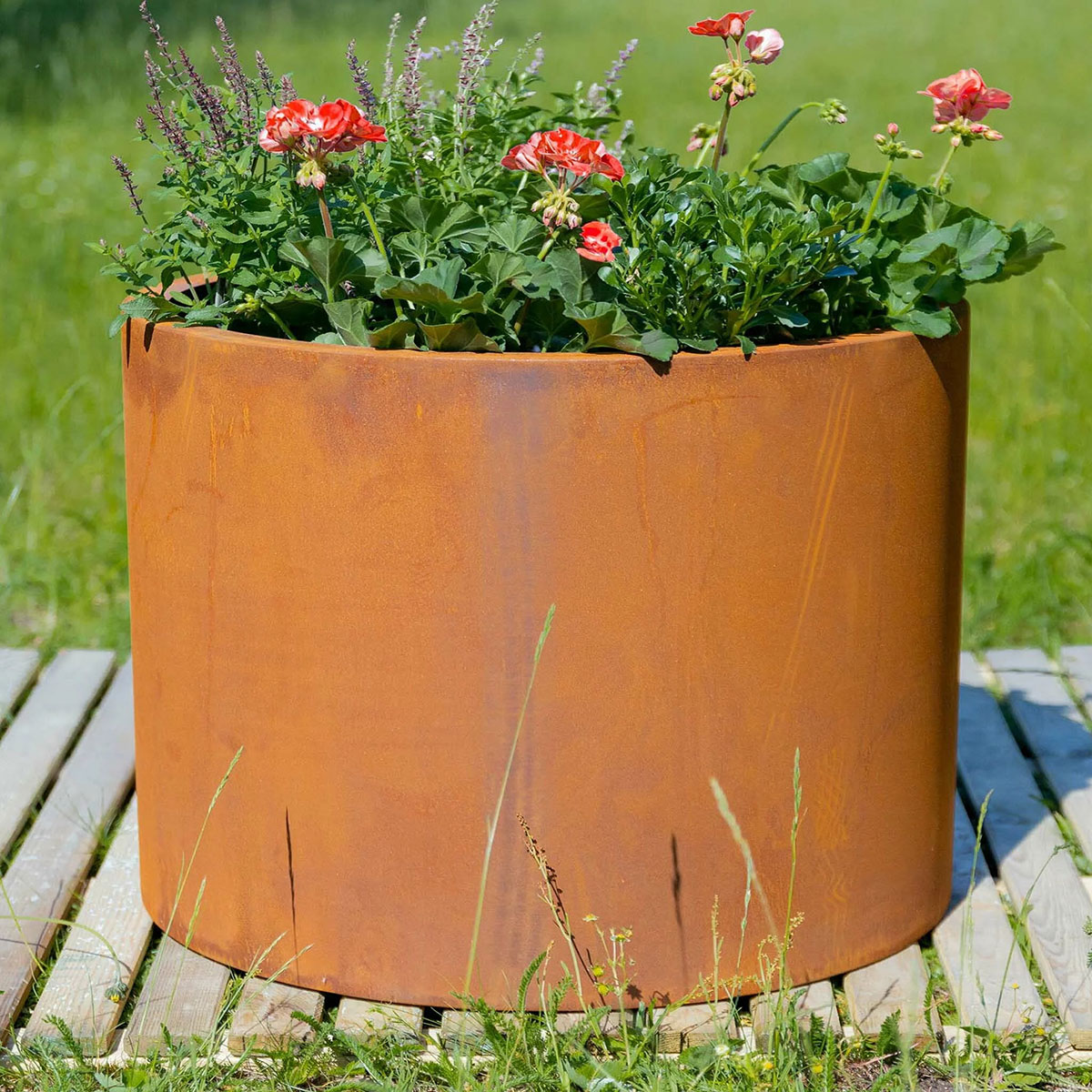 Ytterkruka Lyfco Cortenstål Rund 45 cm
