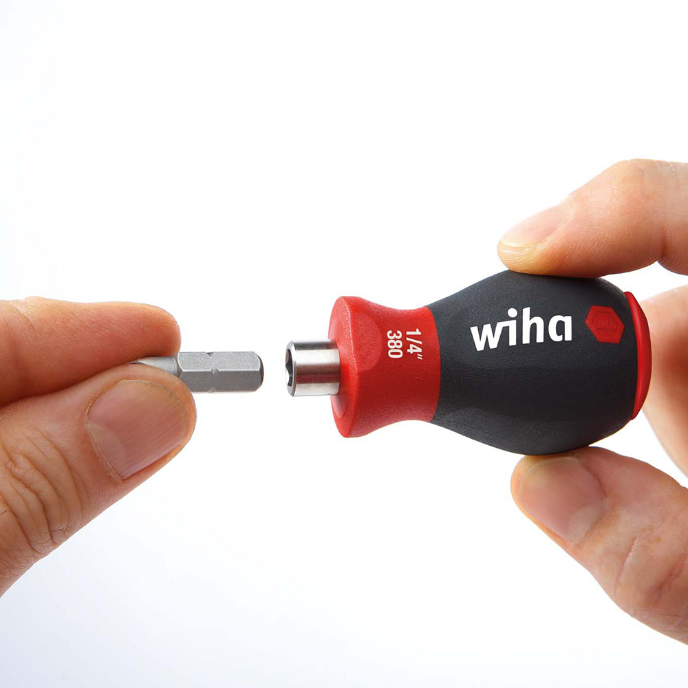 Bitsmejsel Wiha 6 Bits Stubby 1/4 tum