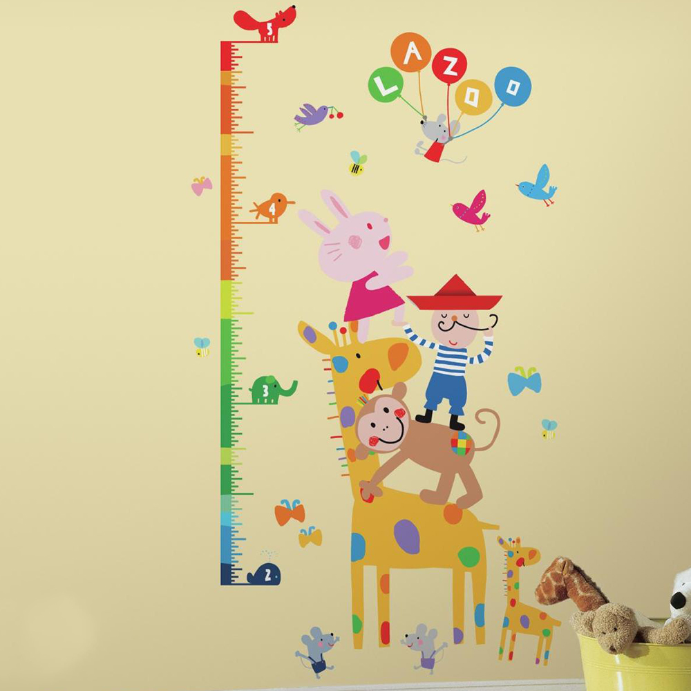 Väggdekor RoomMates Lazoo  Stickers Mätsticka