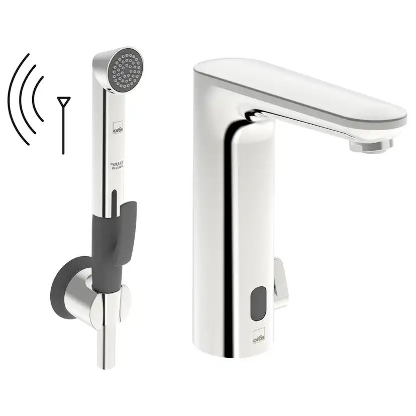 Tvättställsblandare Oras Electra 9362FZ med Bluetooth Beröringsfri och Handdusch