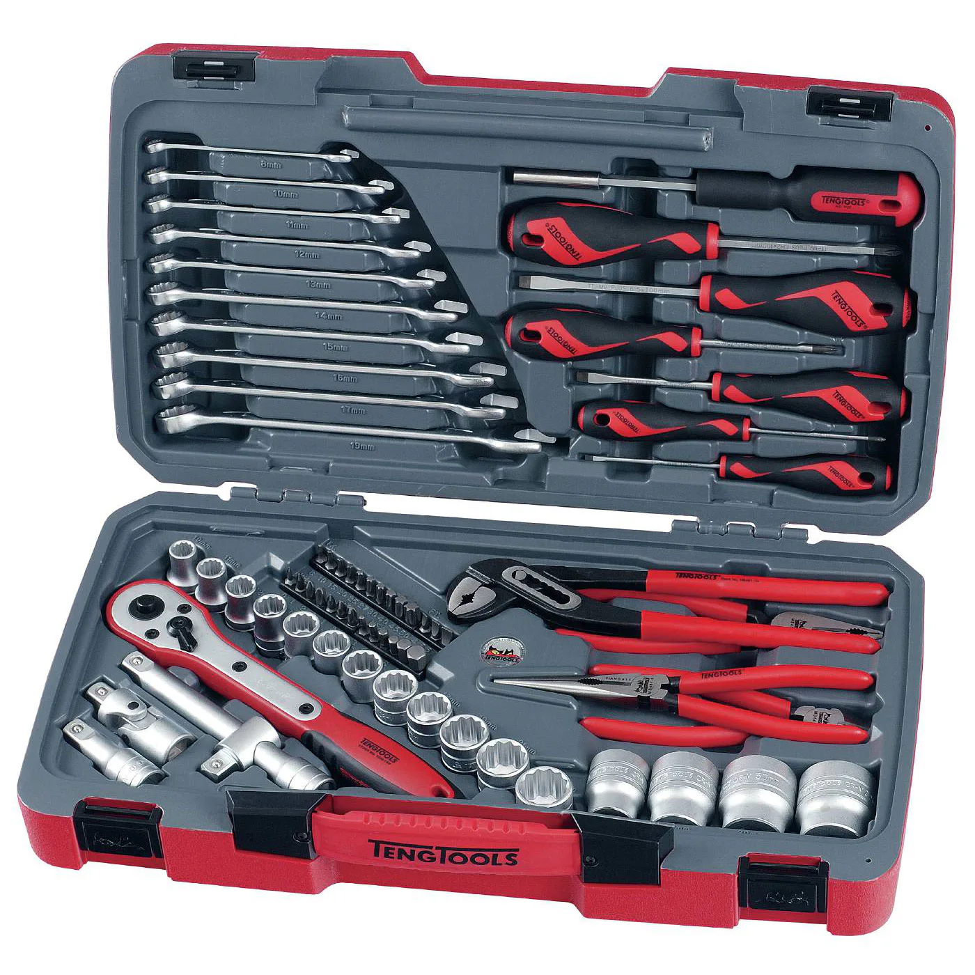 Hylsnyckelsats med 1/2 tum fyrkantsfäste Teng Tools T1268
