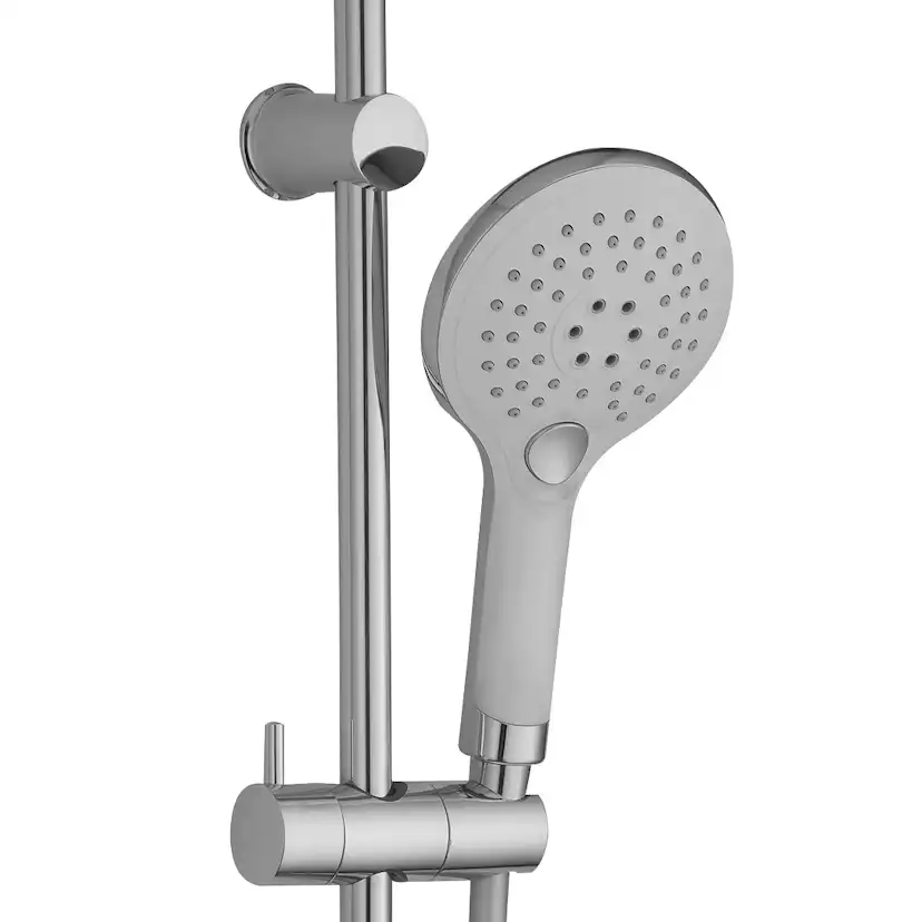 Duschset Adora Motus 3-spray Krom/Vit