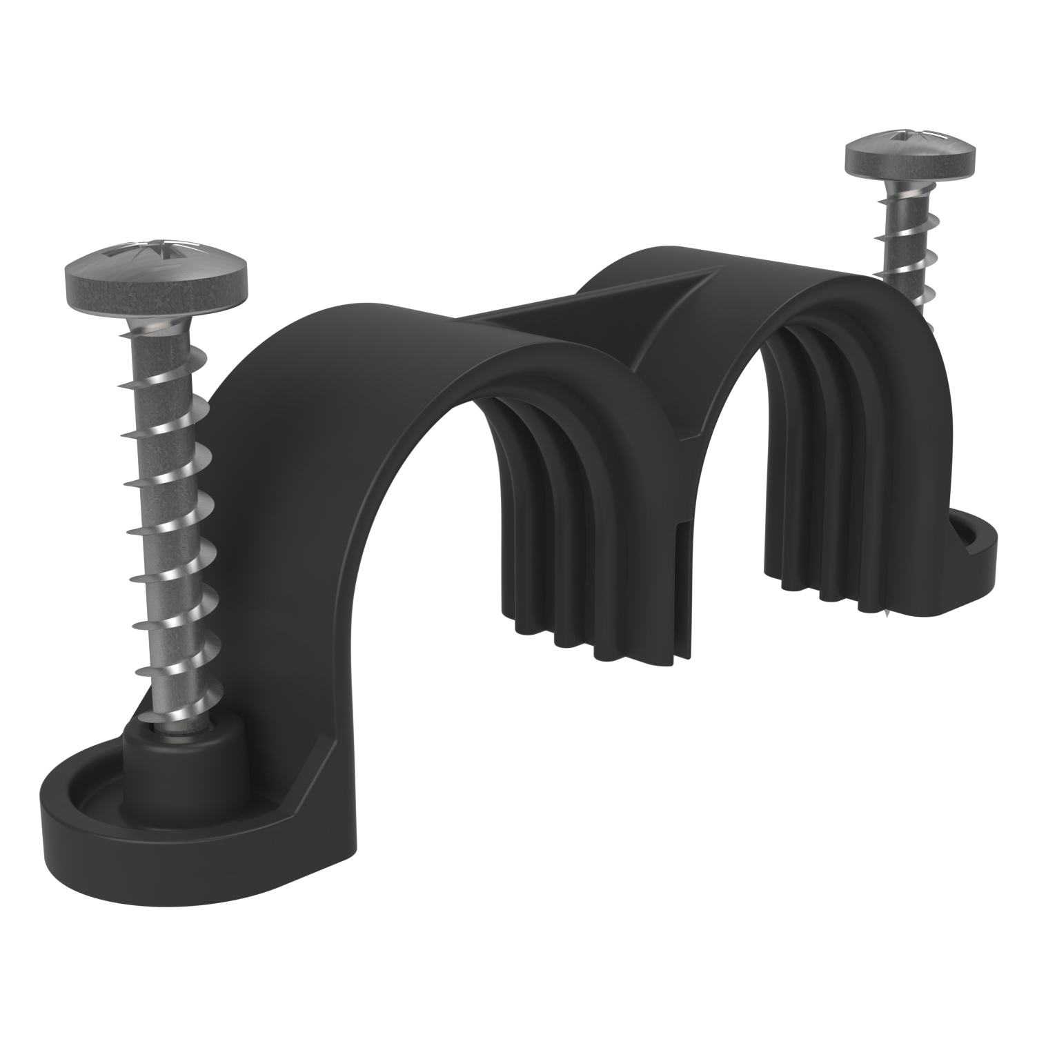 Plastklammer LK Systems Dubbel tomrör 25 mm