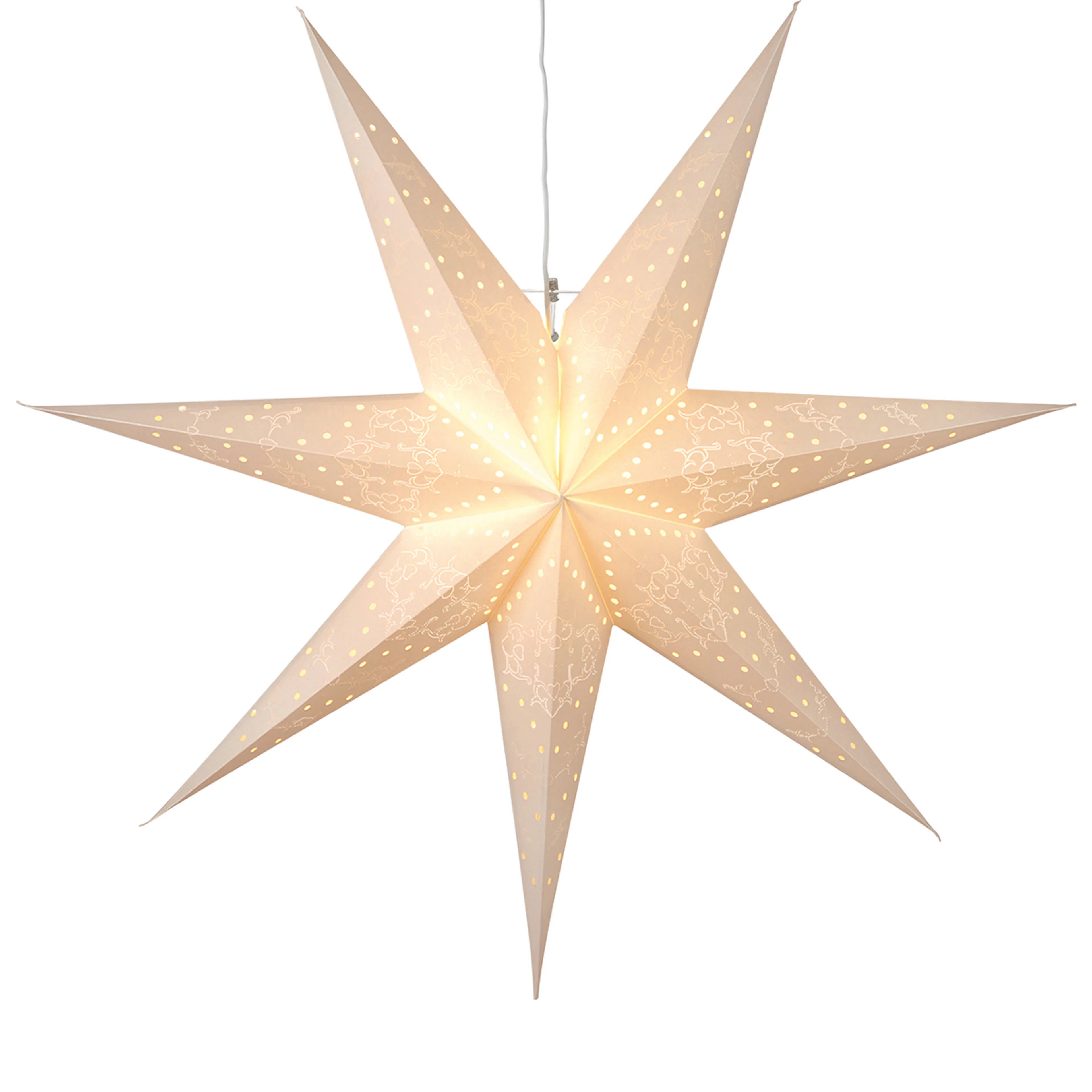 Pappersstjärna Star Trading Sensy 100 cm Adventsstjärna till Fönster