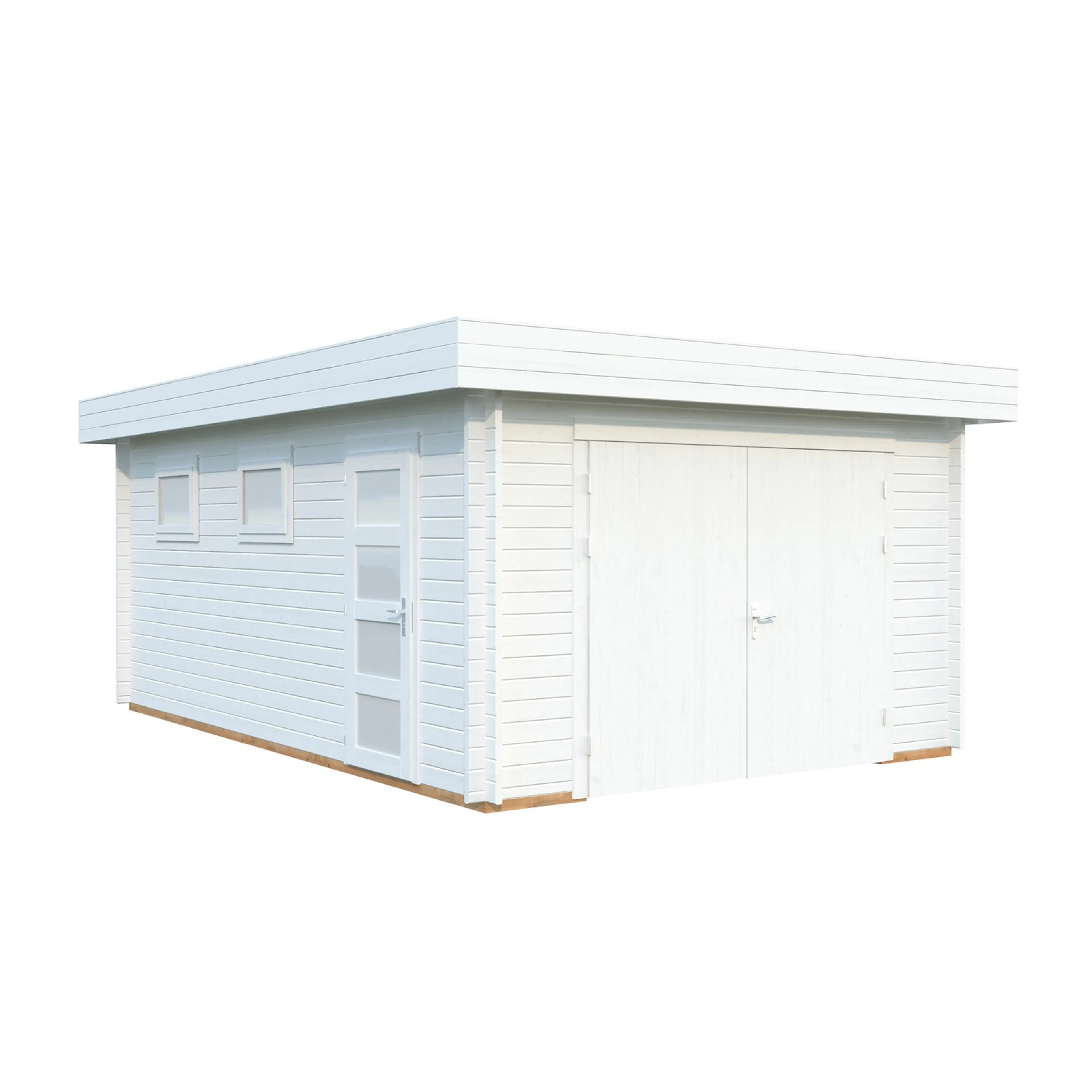 Rasmus 19,0 m2 mit Holztor PNT9016W2 Vit