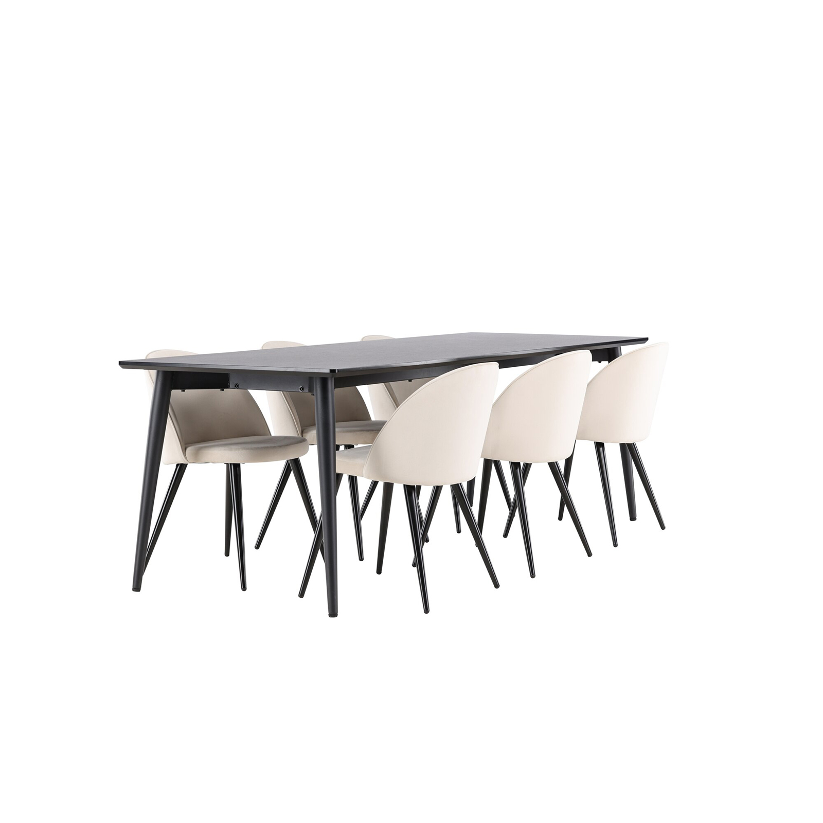 Svart/Beige