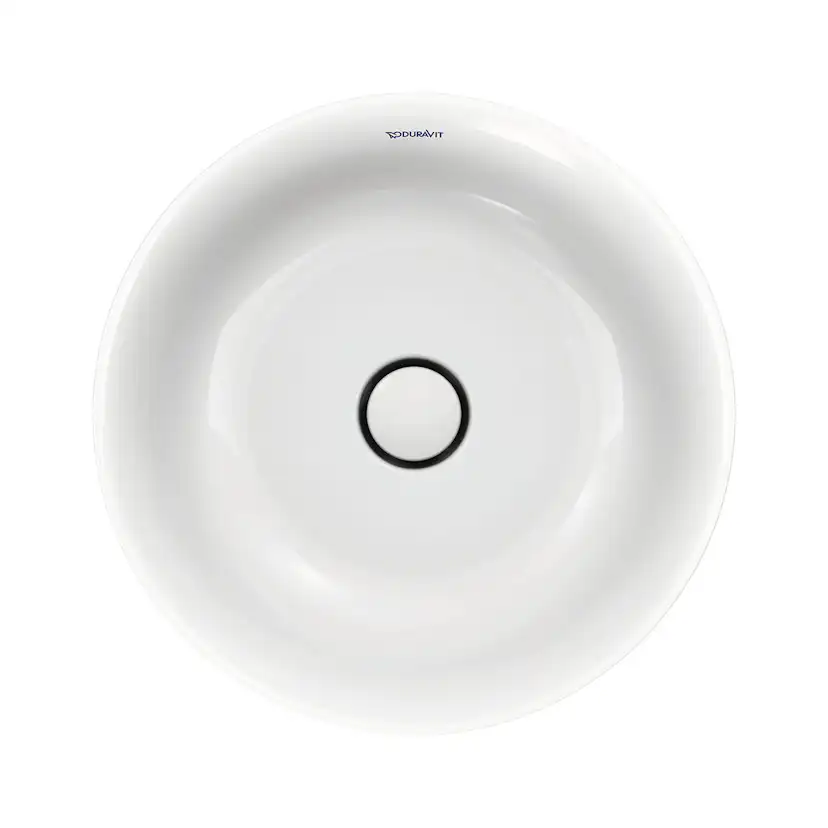 Tvättställ Duravit White Tulip för Placering på Bänkskiva Vit Högblank 430 mm