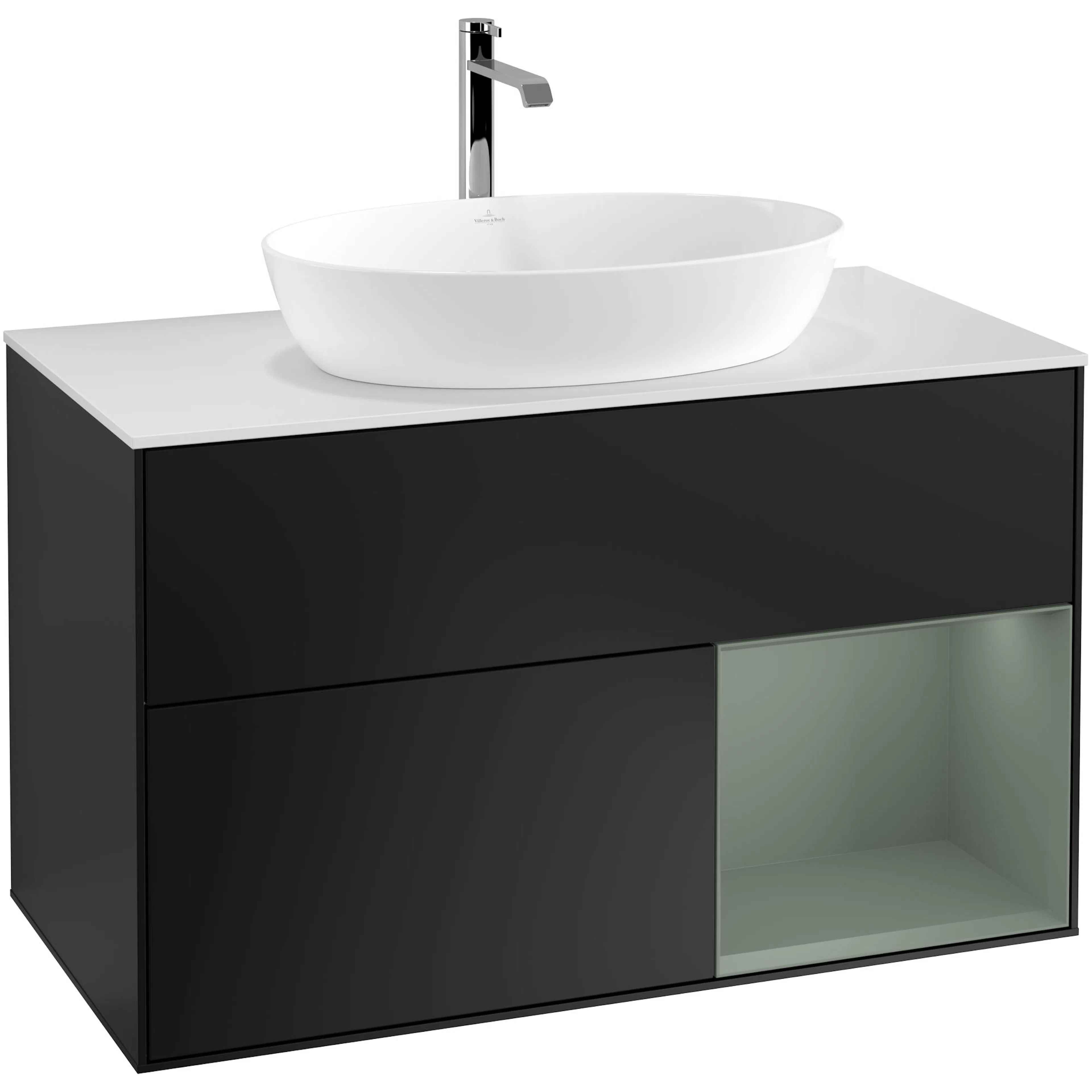 Tvättställsskåp Villeroy & Boch Finion med 2 Lådor Hylla och Bänkskiva för Fristående Tvättställ från Artis & Collaro
