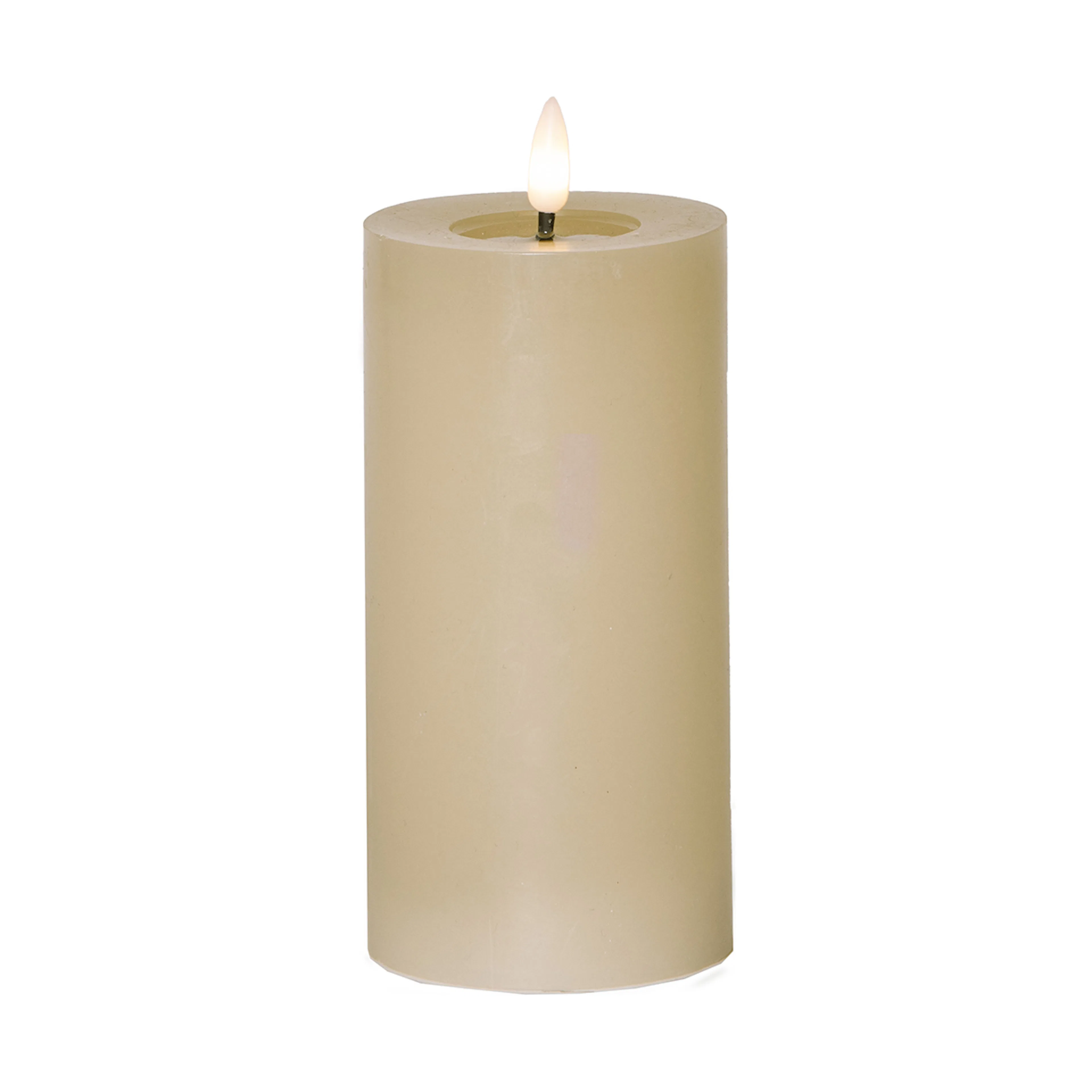 LEDBlockljus Flamme Flow 17,5 cm Beige Beige