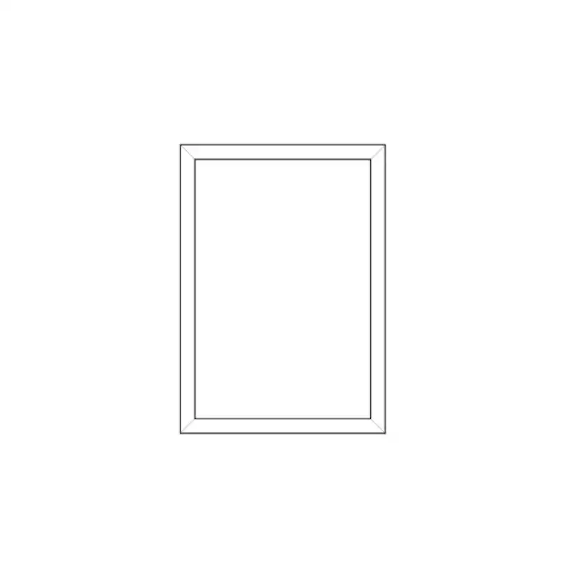 Fast Fönster NorDan HelAlu 3-Glas Aluminium