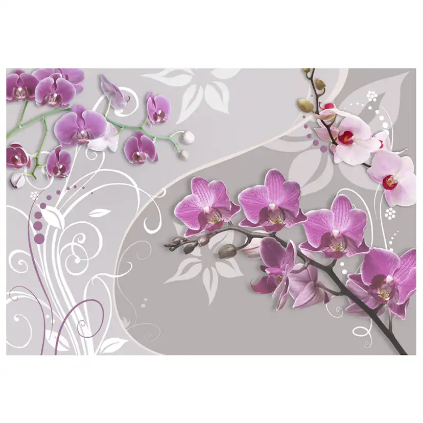 Fototapet Arkiio Flight Of Purple Orchids