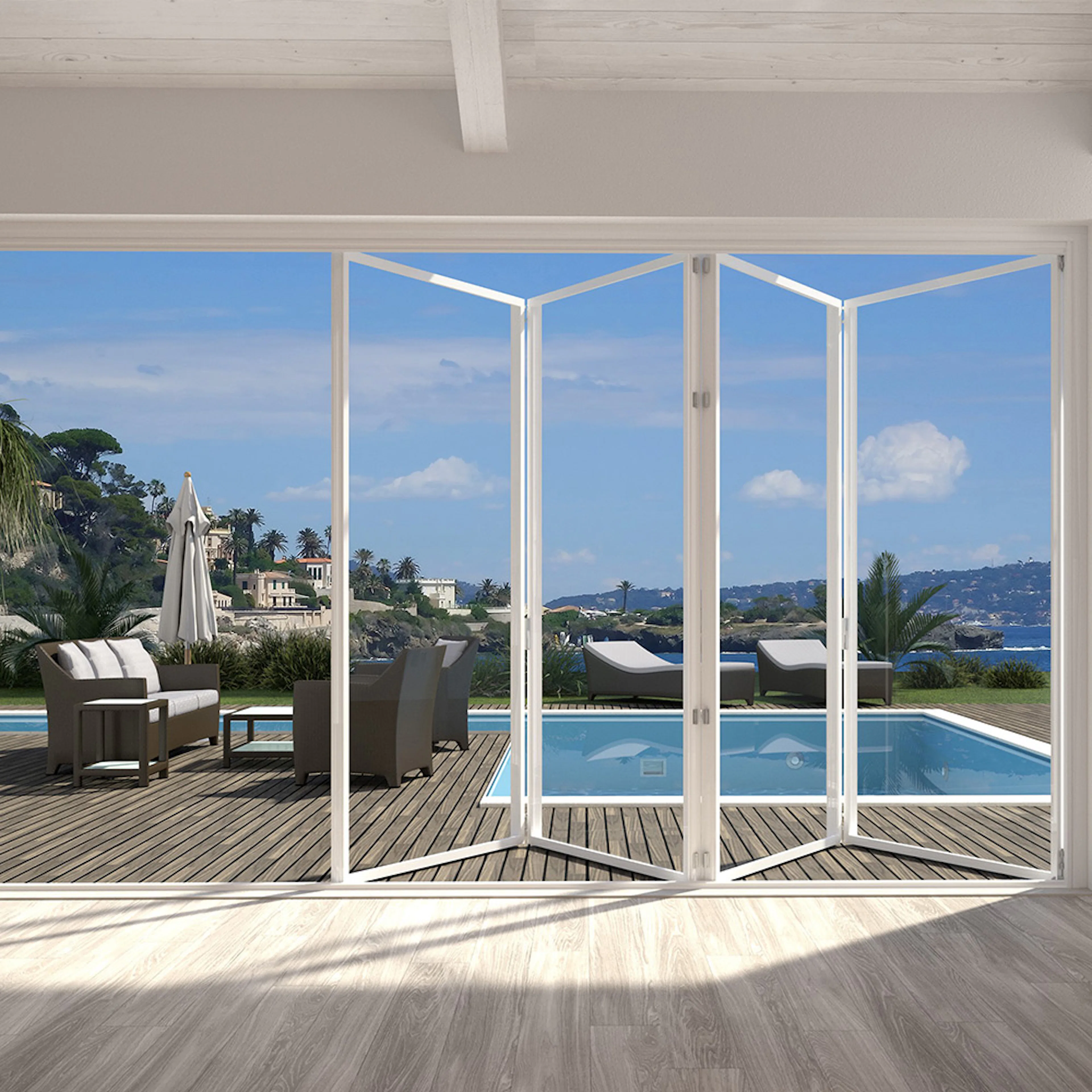 Vikparti Allvy Sunroom s75 3-Glas 4-Delad