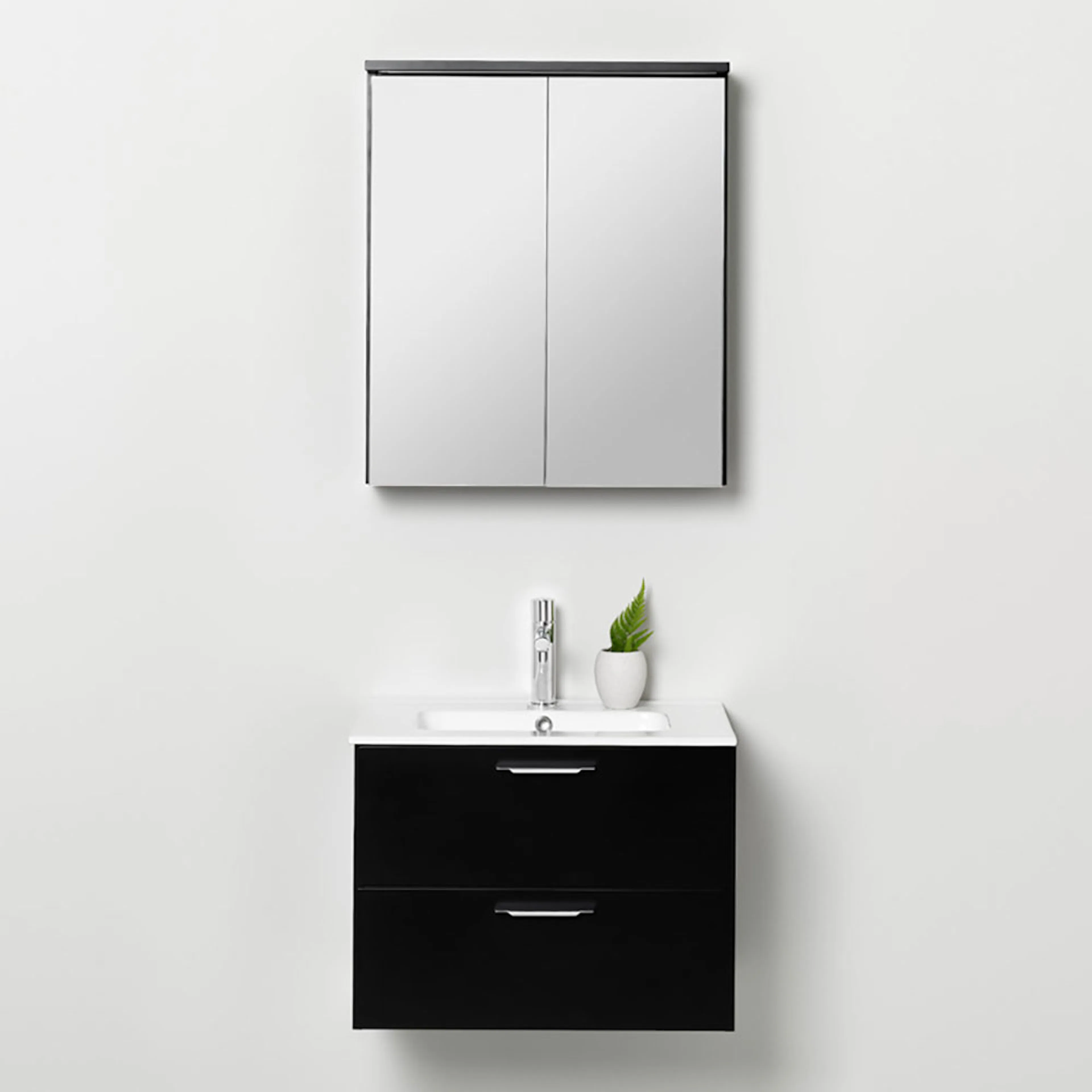 Möbelpaket Westerbergs Afton 600 med Spegelskåp Svart