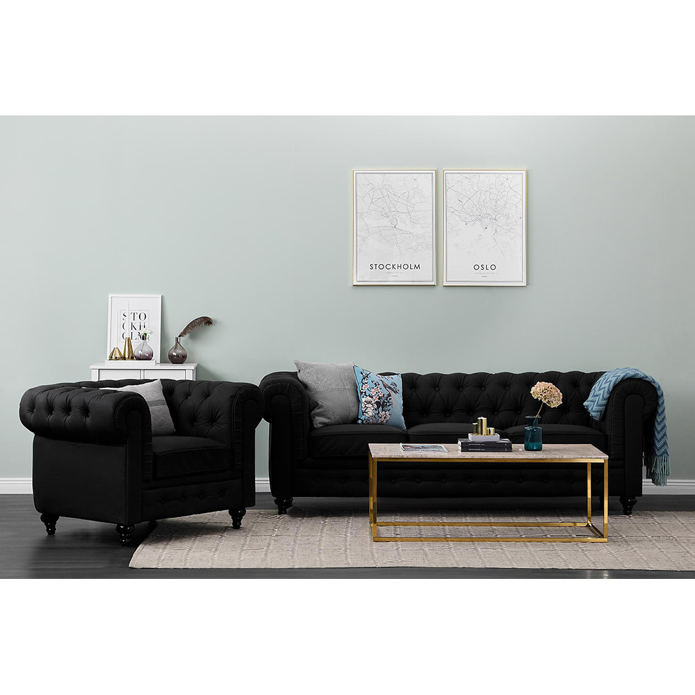 3-sitssoffa Scandinavian Choice Chesterfield Neo