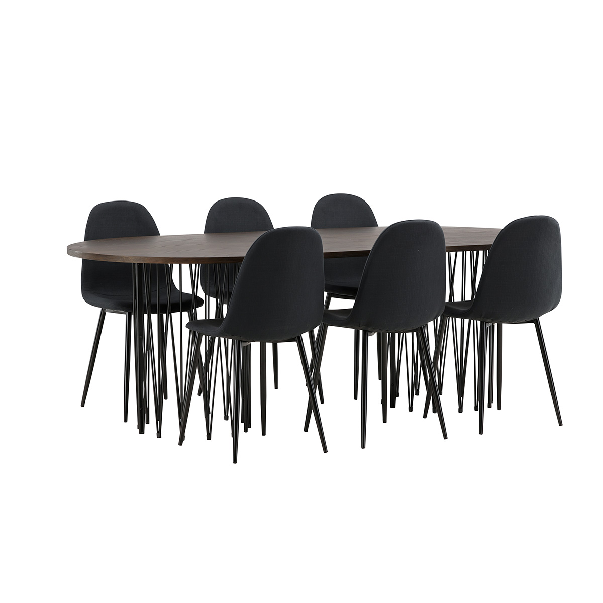 Matgrupp furniture/fashion Stone med 6 Polar Stolar