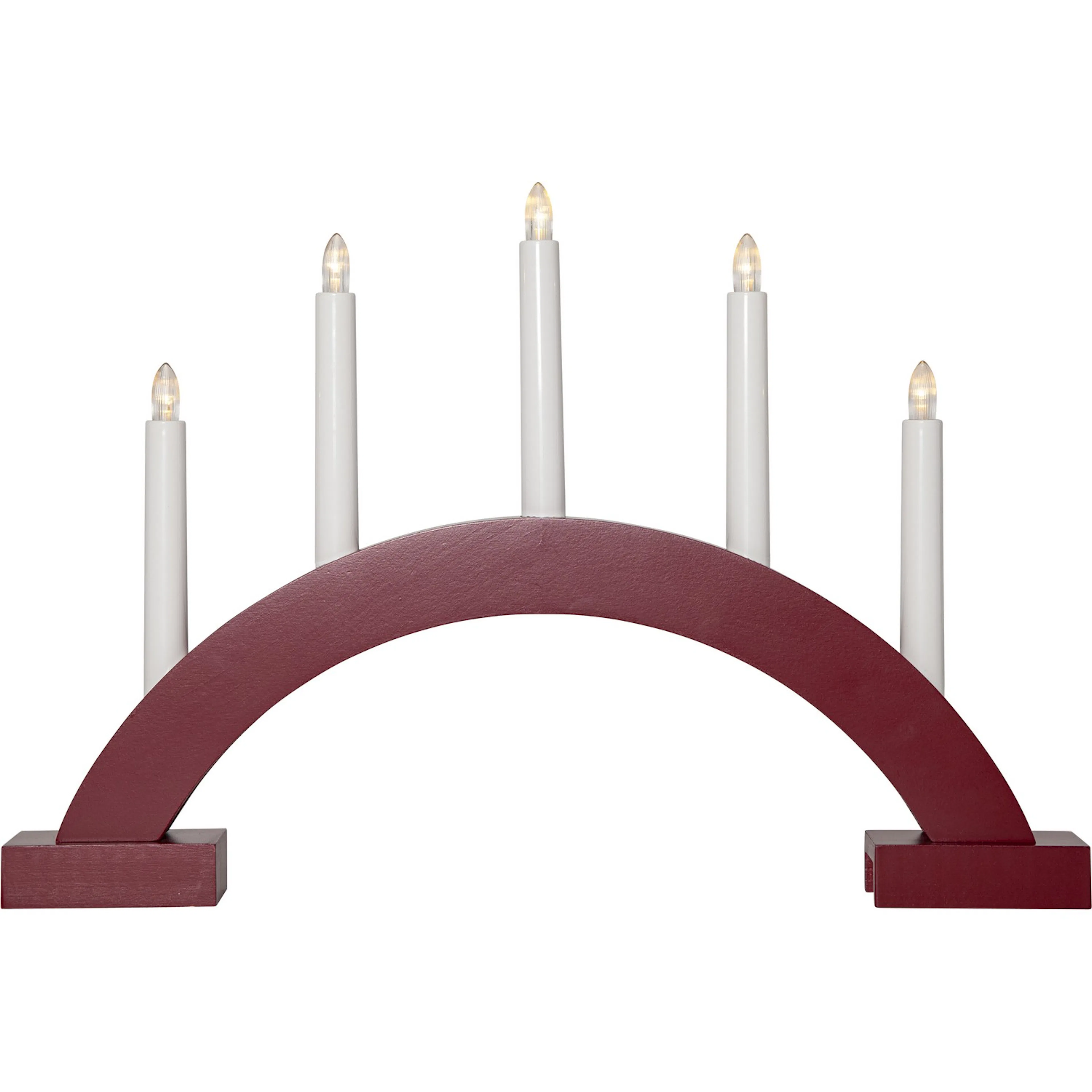 Ljusstake ABBE Röd