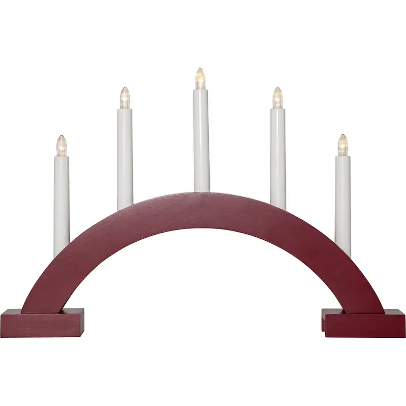 Ljusstake ABBE Röd