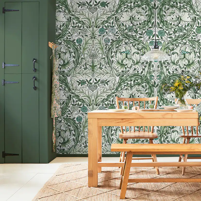 Fototapet William Morris At Home African Marigold Green