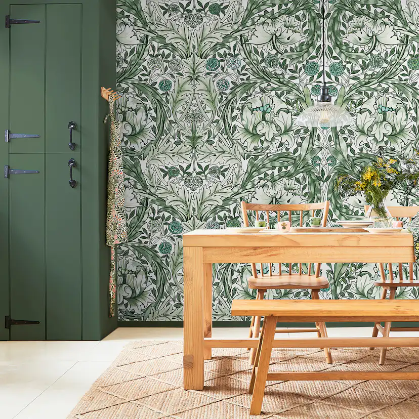 Fototapet William Morris At Home African Marigold Green