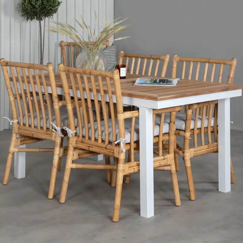Matgrupp Venture Home Pave med 4 Cane Stolar GR21865
