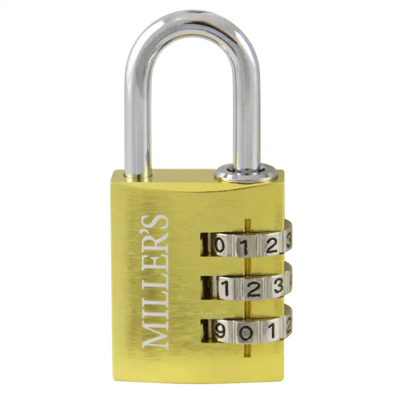 Kombinationshänglås Millers 3-Siffrig 28 mm