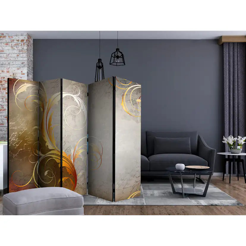 Rumsavdelare Arkiio Gold Letters II 225x172 cm