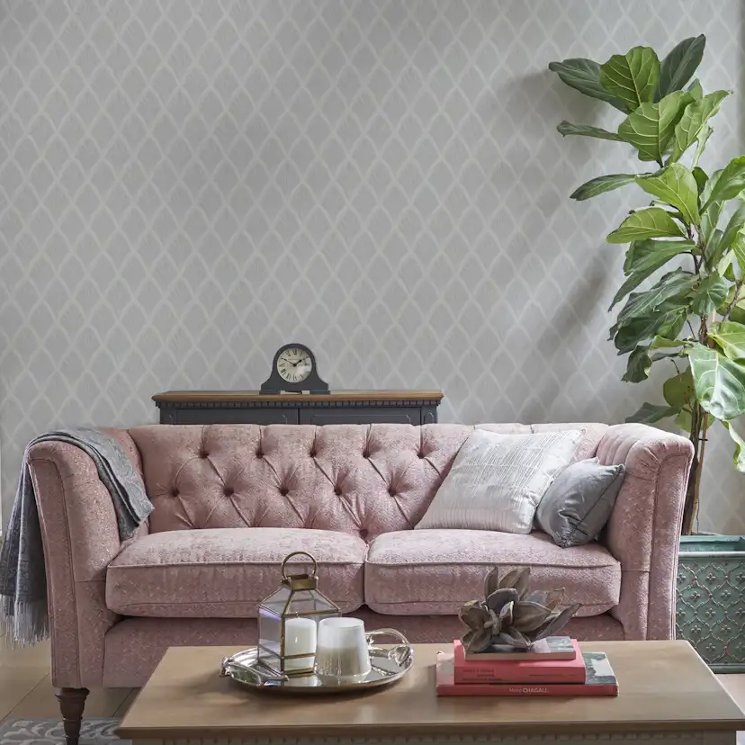 Tapet Laura Ashley Florin Silver