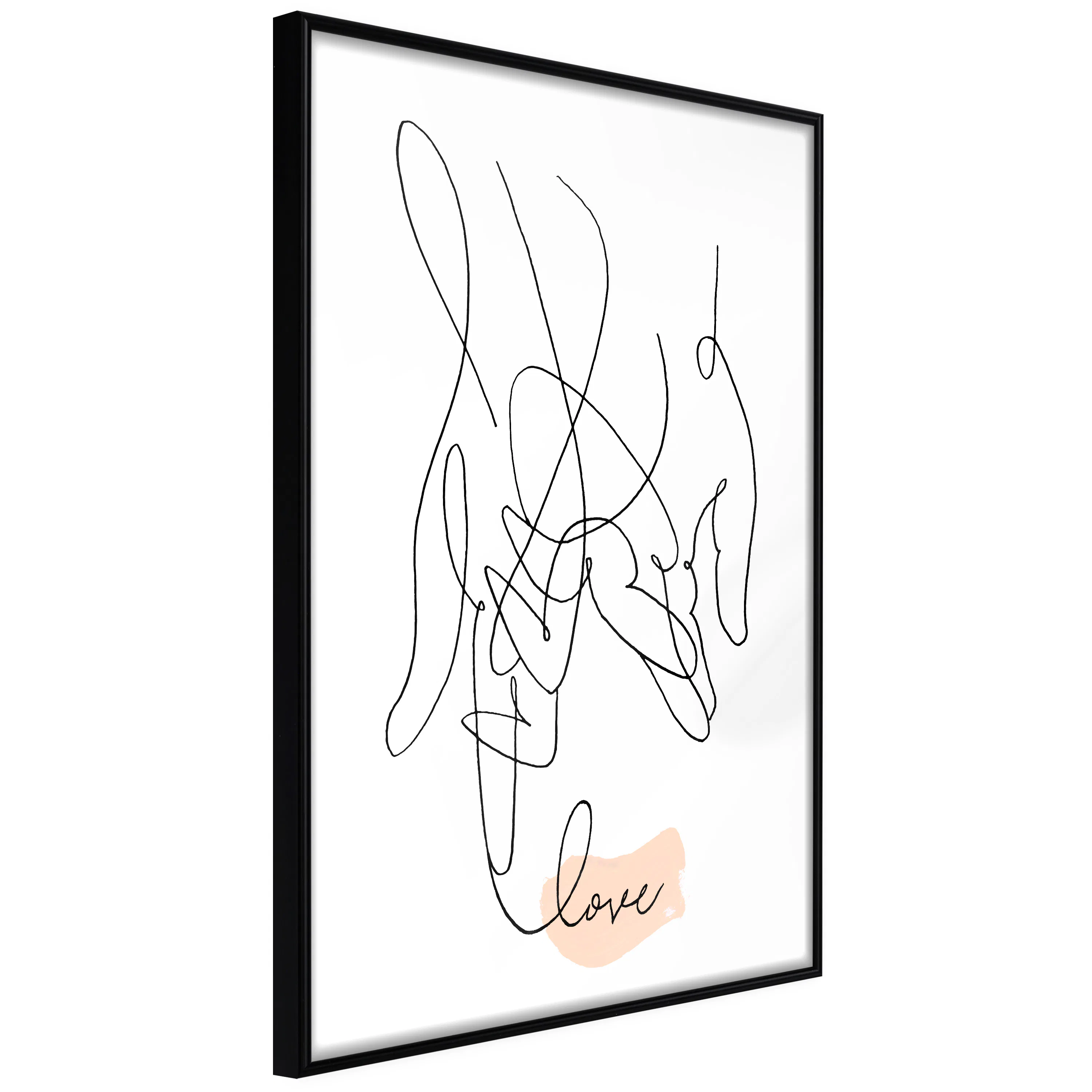Poster Artgeist Affisch Tangled Love