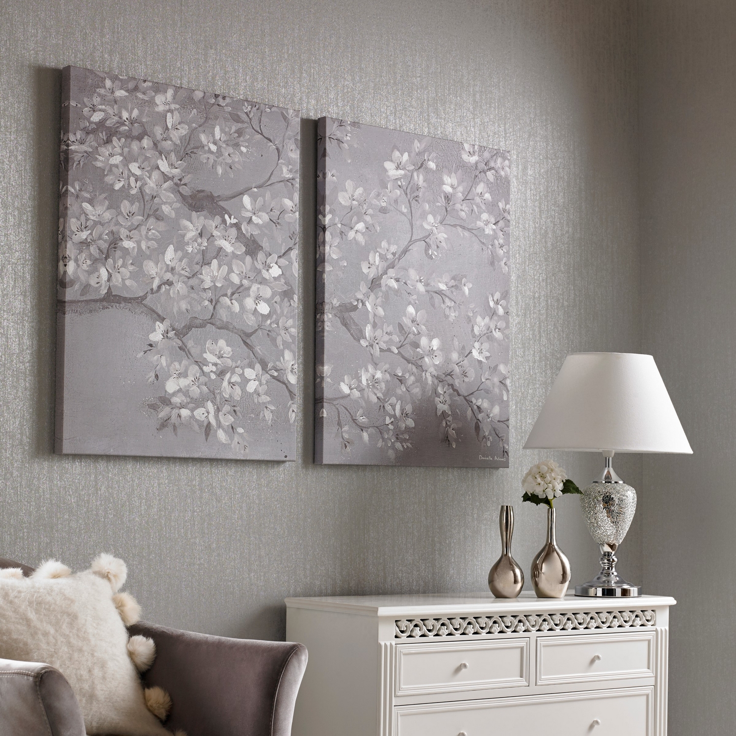 Tavla Art for the Home 2 Delar Orkidé