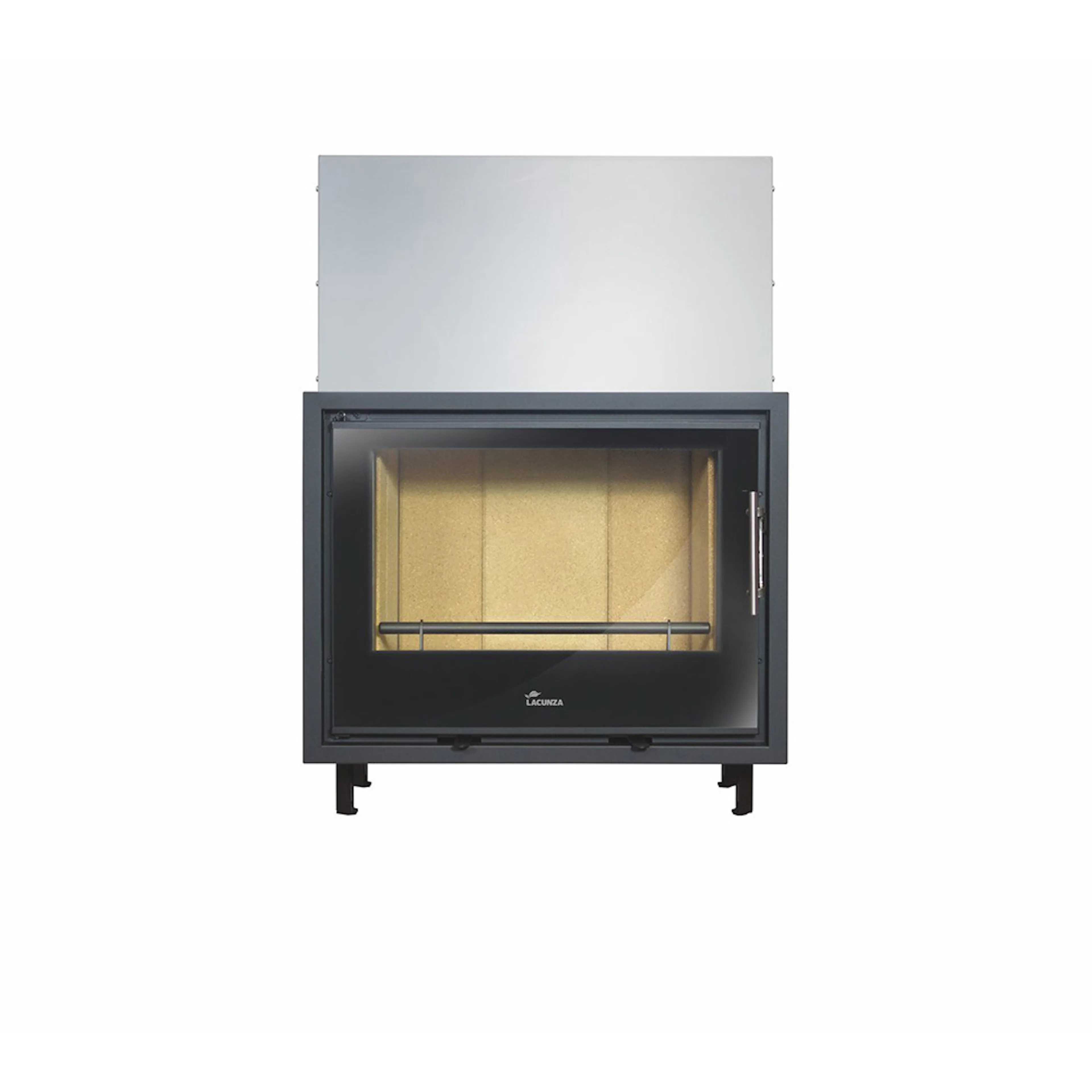 Öppen spis och kamin Lacunza Otazu ECO Med panna