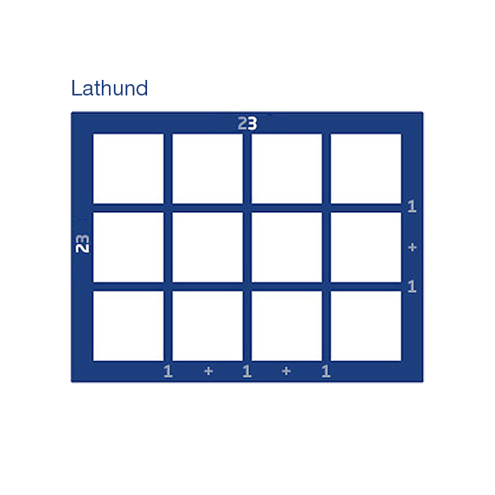 NorDan NTech Genomågnde Mittpost Trä