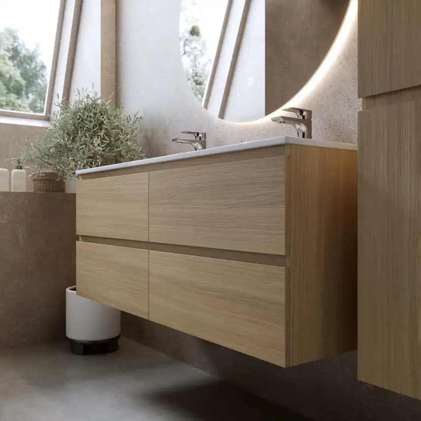 Tvättställsskåp Bathlife Eufori Ljus Ek