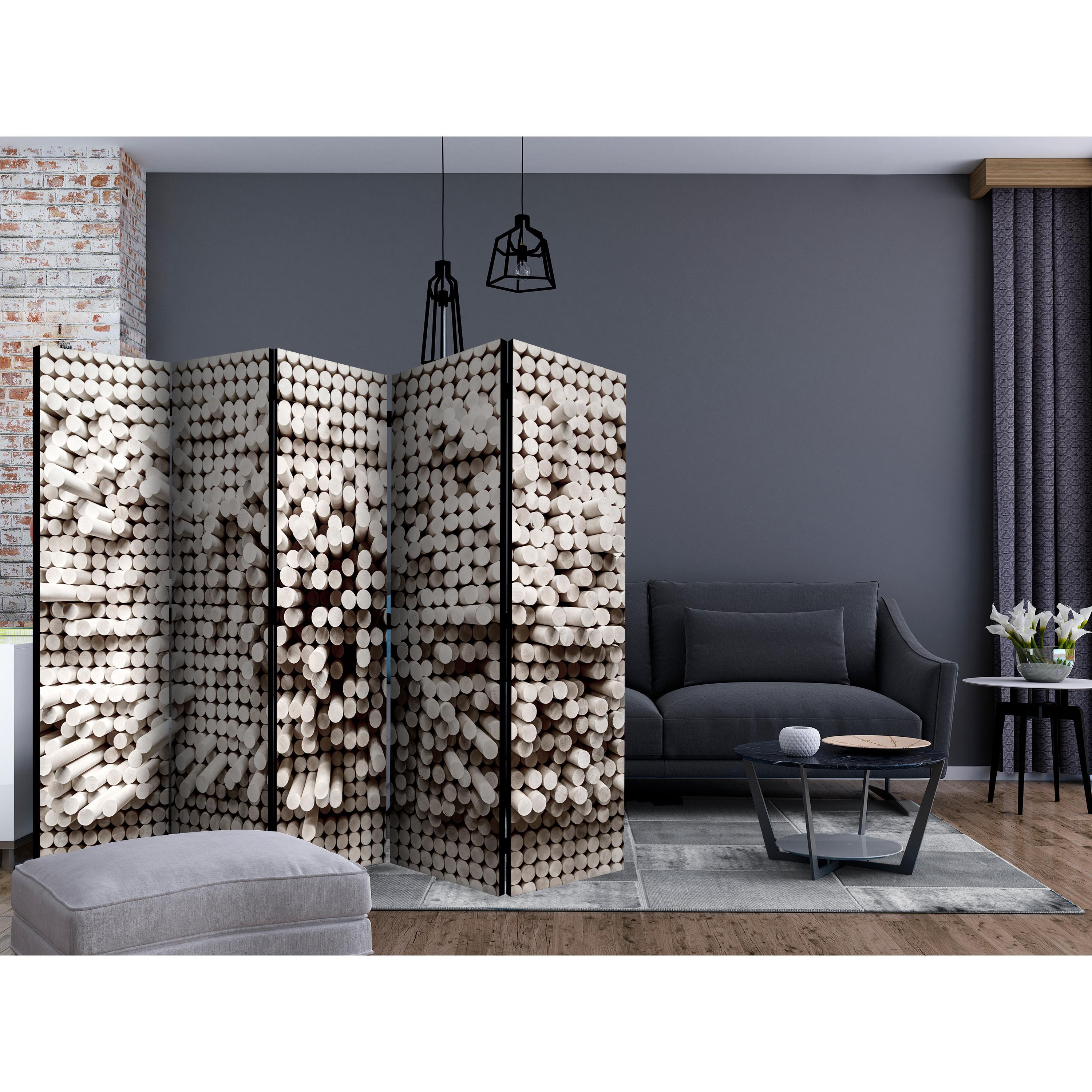 Rumsavdelare Arkiio White Fortress II 225x172 cm