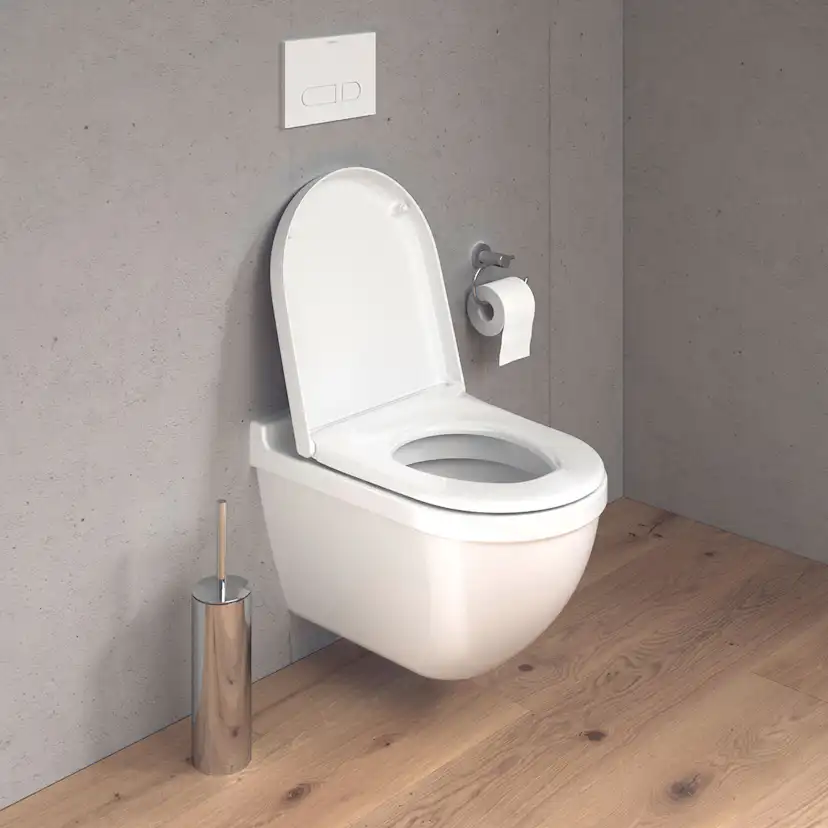 Vägghängd Toalettstol Duravit Starck 3 222509 utan Toalettsits