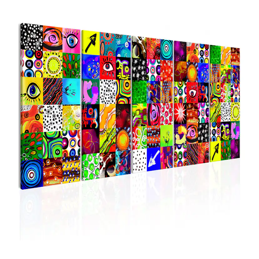 Tavla Arkiio Colourful Abstraction