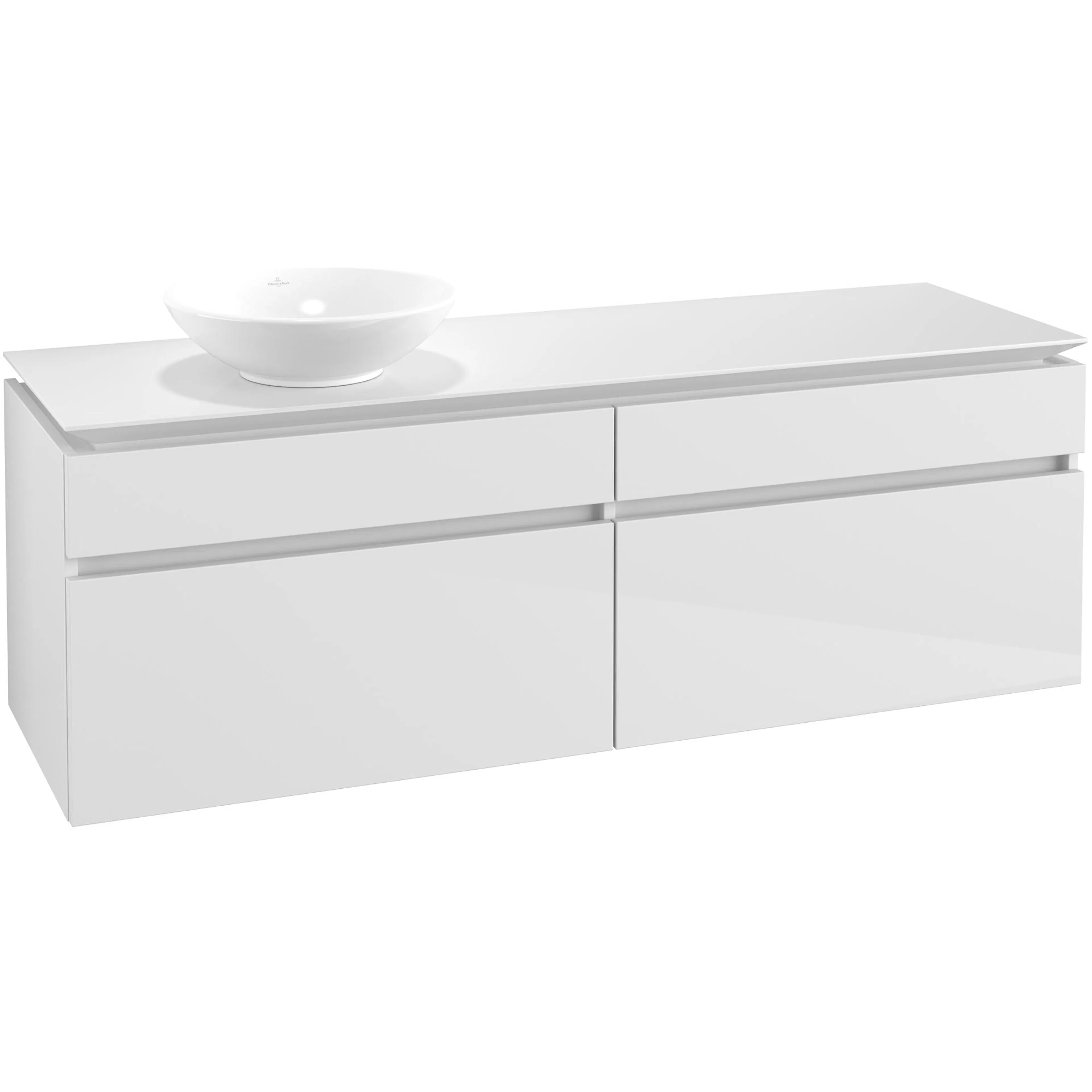 Tvättställsskåp Villeroy & Boch Legato 1600 med 4 Lådor för Fristående Tvättställ