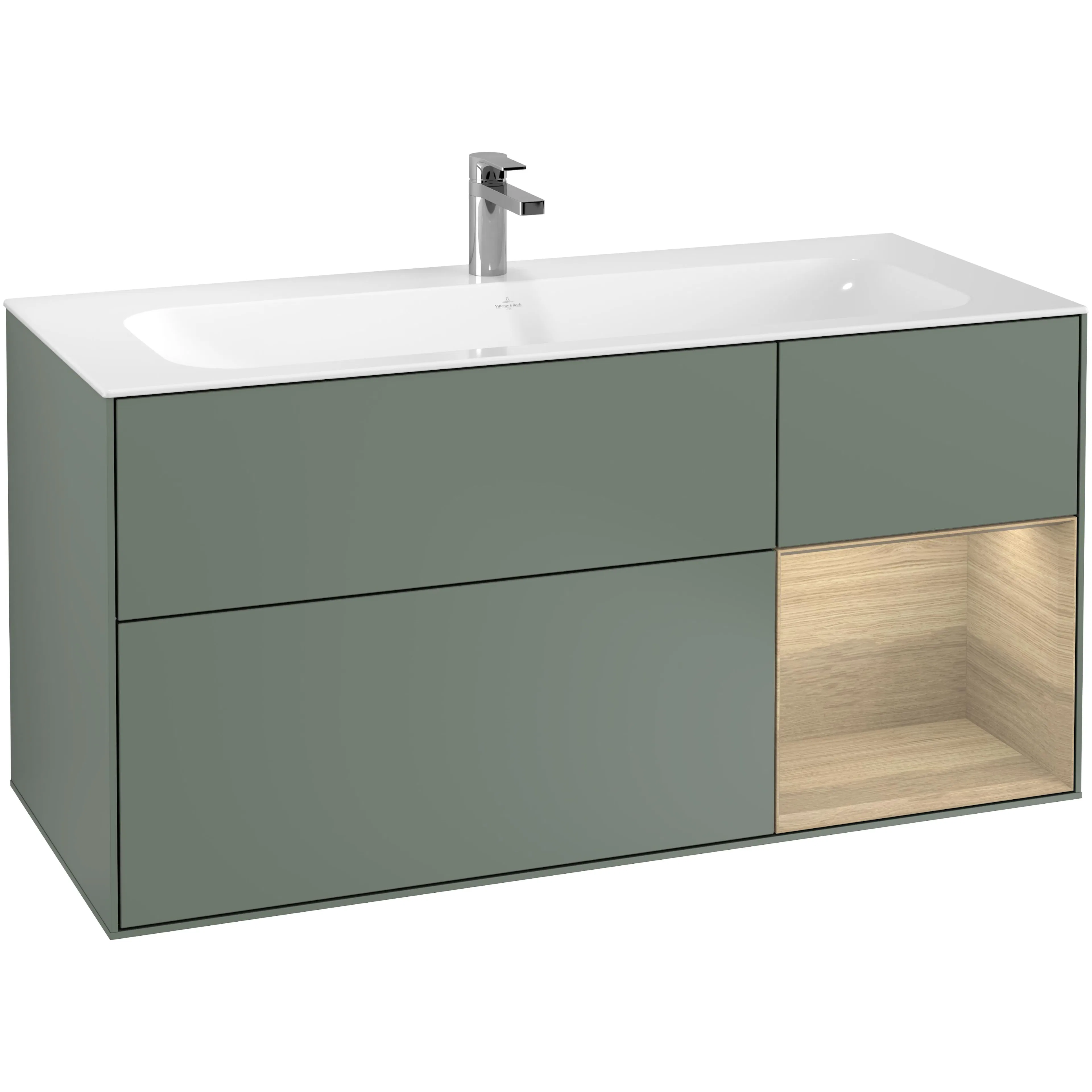 Tvättställsskåp Villeroy & Boch Finion med 3 Lådor och Hylla för Inbyggt Tvättställ