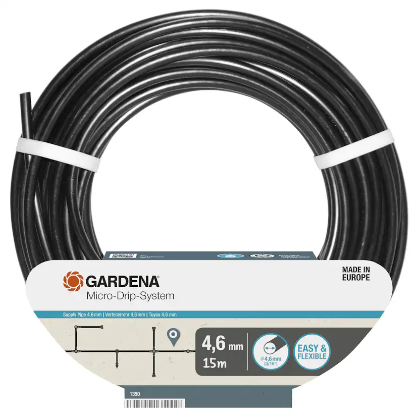 Försörjningsrör Gardena Micro-Drip-System 4,6 mm