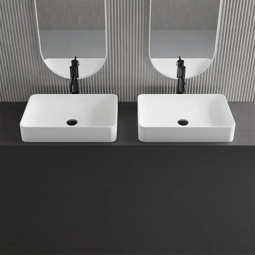Tvättställsblandare Scandtap Steel Wave High
