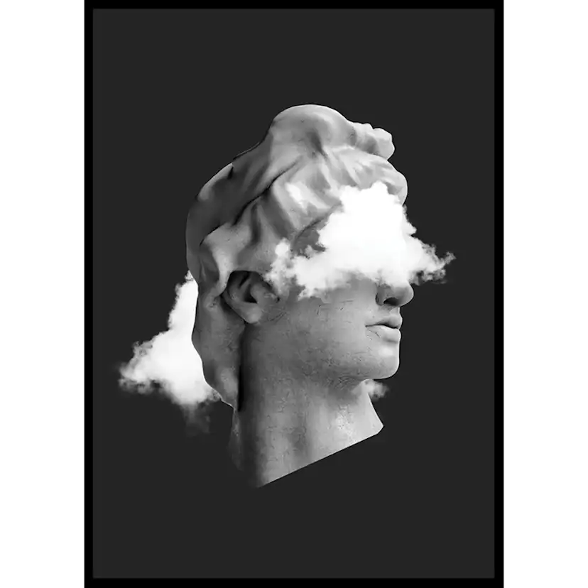 Poster Gallerix Clouded Statue