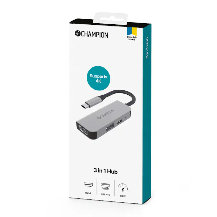Adapter Champion 3 in 1 Hub