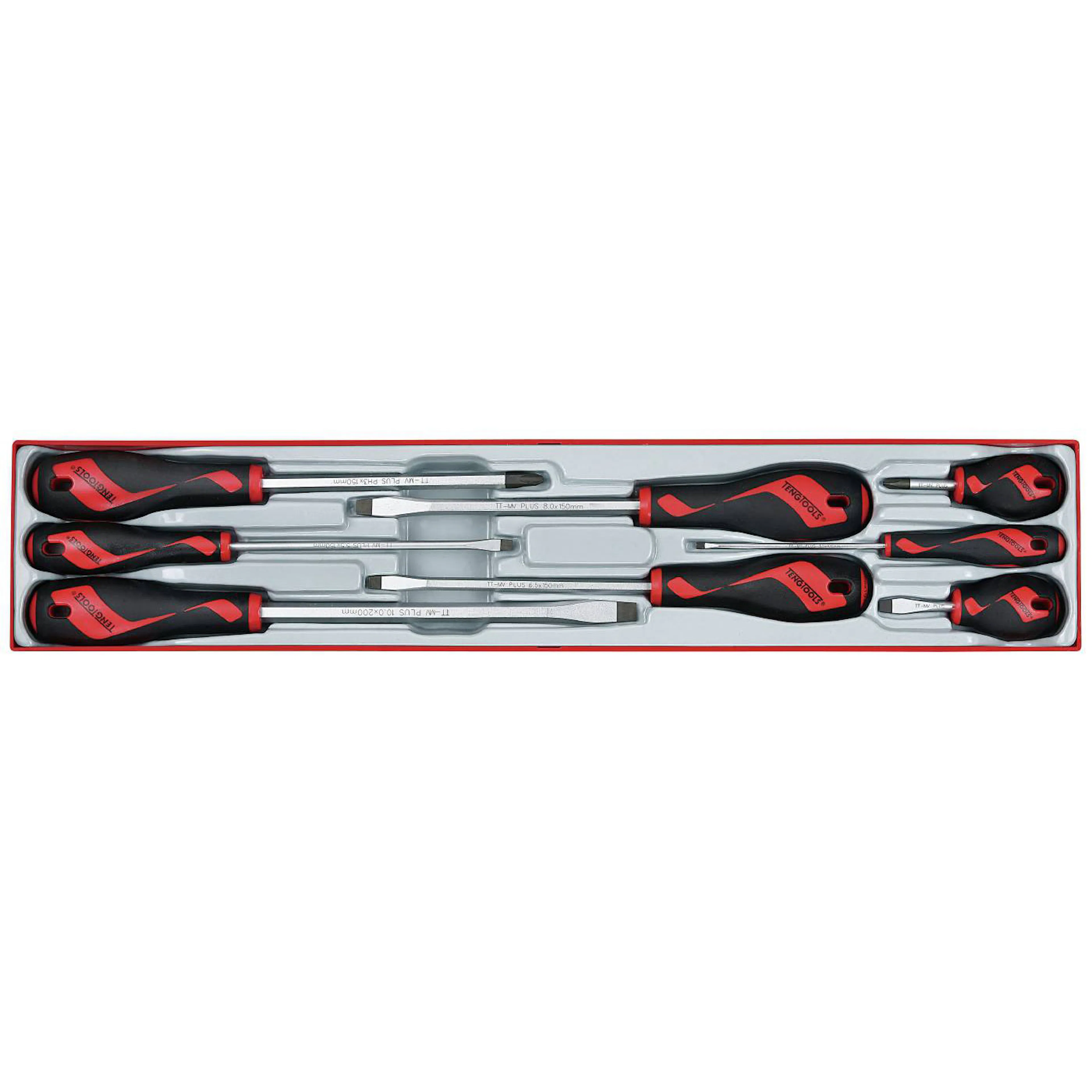 Skruvmejselsats 8 delar Teng Tools TTX918N