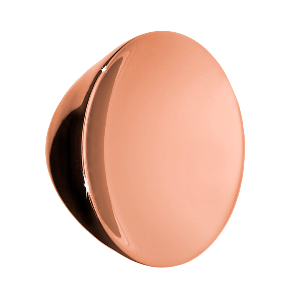 KNOPP 34 MM POL KOPPARFINISH Koppar