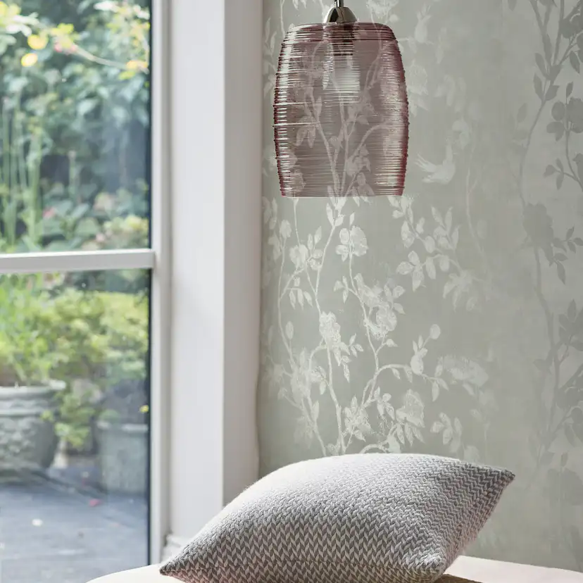 Tapet Laura Ashley Eglantine Silhouette Eau de Nil