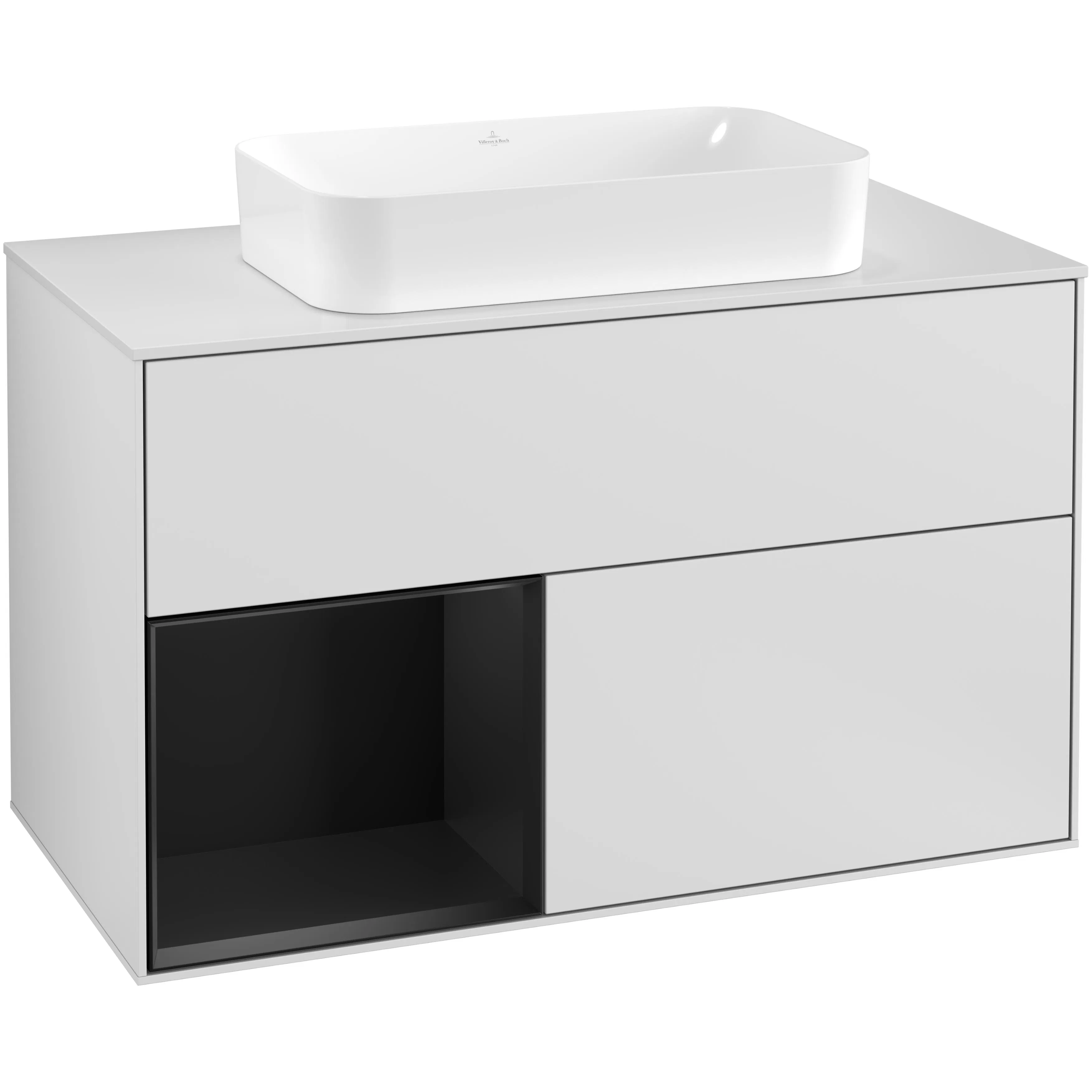 Tvättställsskåp Villeroy & Boch Finion med 2 Lådor Hylla och Bänkskiva för Fristående Tvättställ