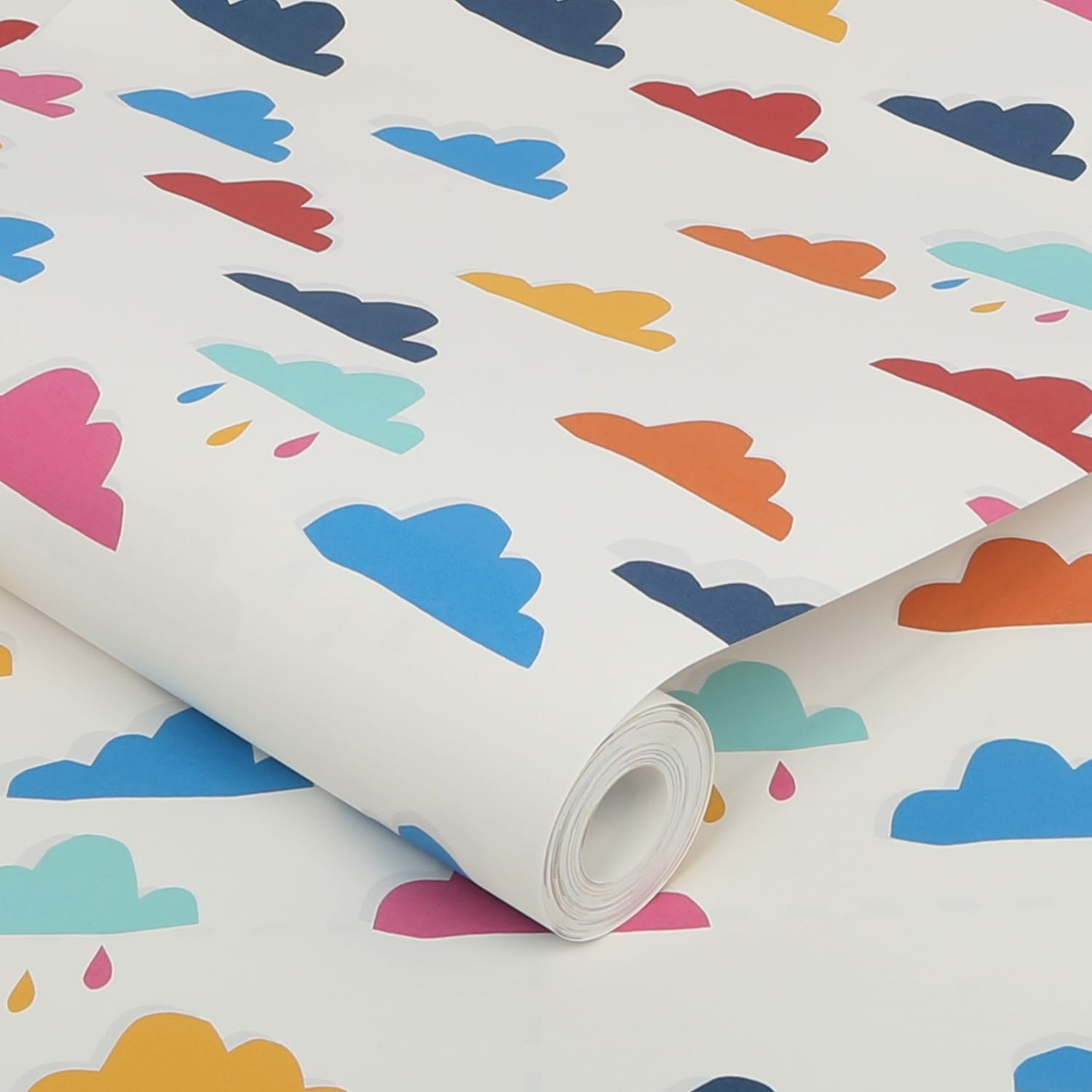 Tapet Joules Whatever The Weather White/rainbow
