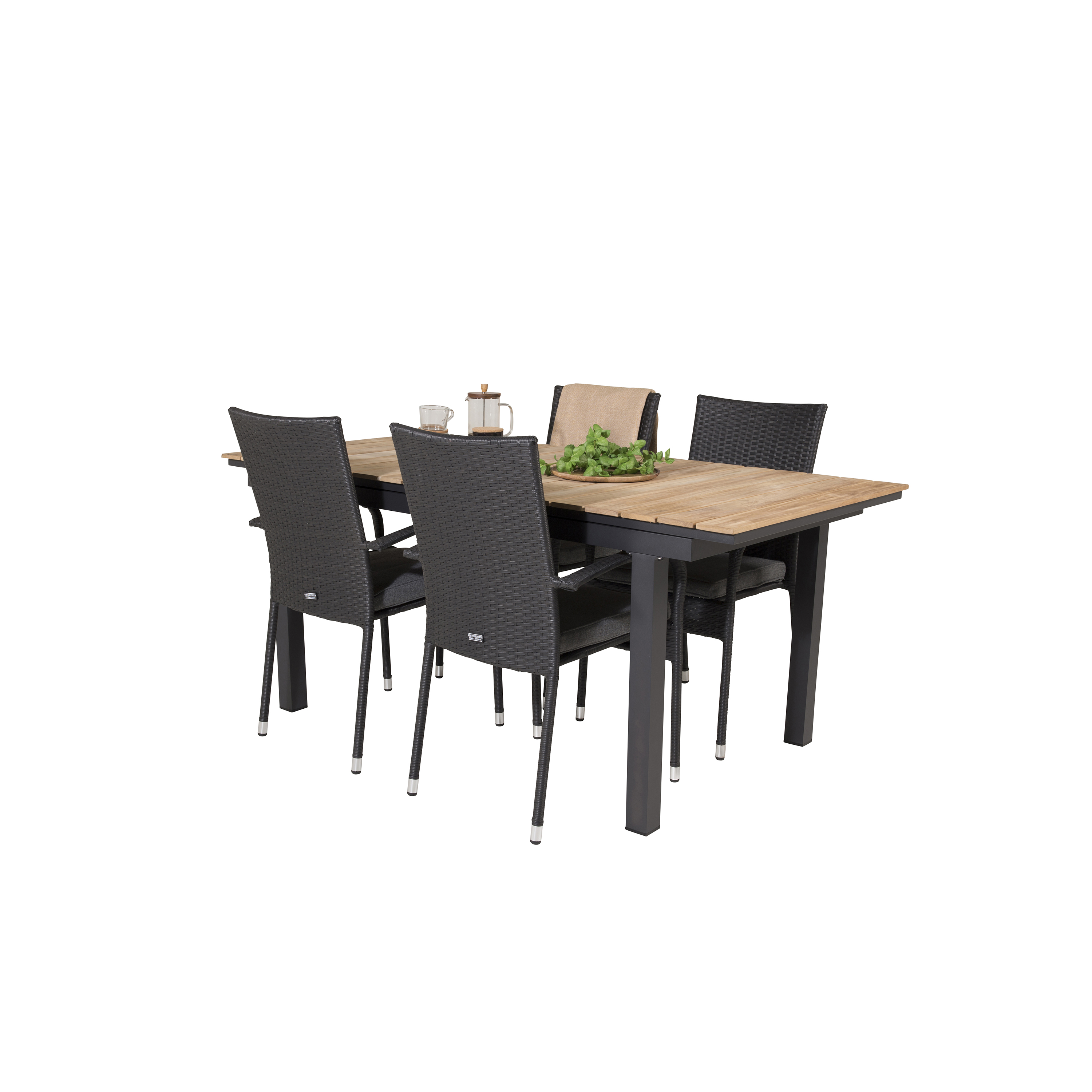Matgrupp Venture Home Meya 160/240 med 4 Asta Stolar