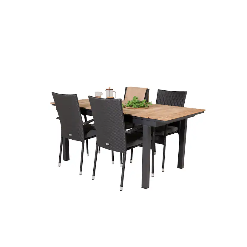Matgrupp Venture Home Meya 160/240 med 4 Asta Stolar